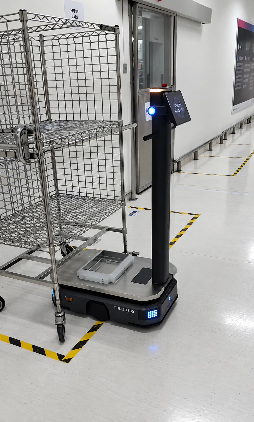 T300 Factory automation robot on a production line